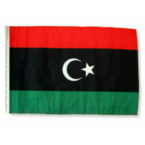 12x18 12"x18" Libya Sleeve Flag Boat Car Garden